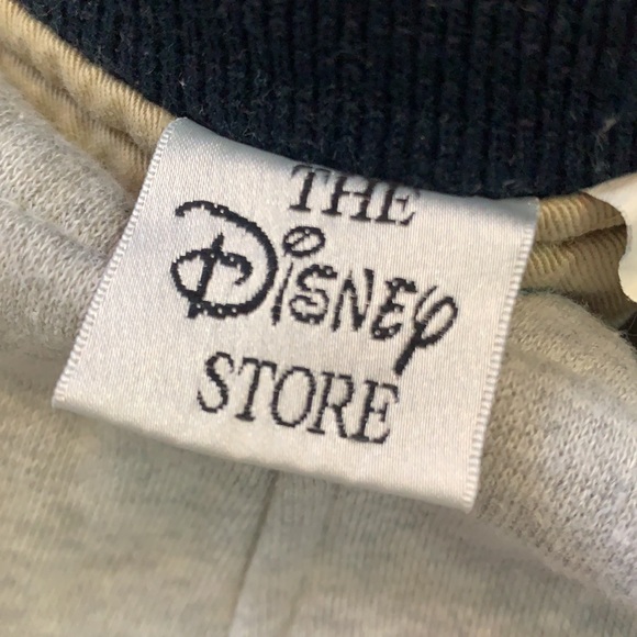 Vintage Mickey Mouse Small Denim Jacket Hooded The Disney Store Lined Preowned - Picture 8 of 9